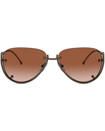 DIESEL Pilot Model Sunglasses - Brown