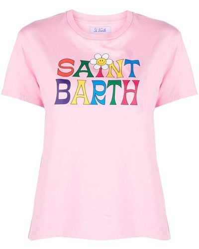 Mc2 Saint Barth Emilie Tシャツ - ピンク