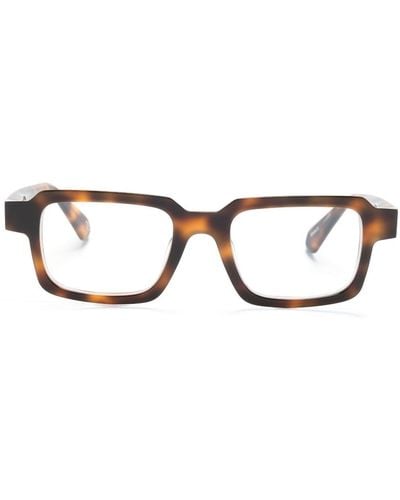 Etnia Barcelona Eckige Brille in Schildpattoptik - Braun