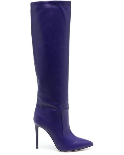 Paris Texas Knee-high 100mm Boots - Purple