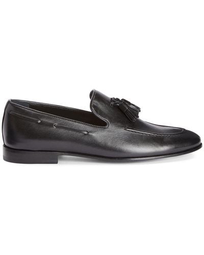 Giuseppe Zanotti Eloys Leather Loafers - Black