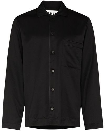 CDLP Camisa de pijama Home Suit - Negro