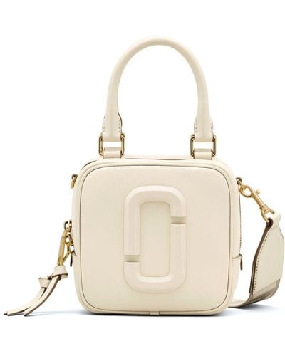 Marc Jacobs The Leather Cube Bag - Natural