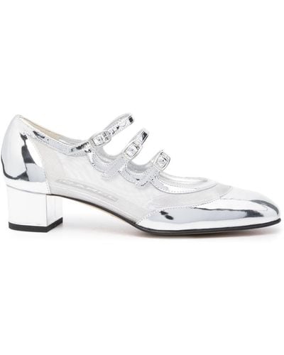 CAREL PARIS Kinight Leather Court Shoes - White