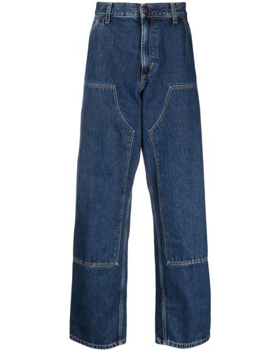 Carhartt Jeans Nash DK con vita bassa - Blu