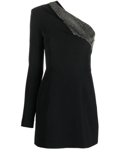 Genny Crystal-embellished Cocktail Dress - Black