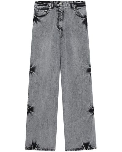 Juun.J Tie Dye-pattern Stone-wash Jeans - Grey