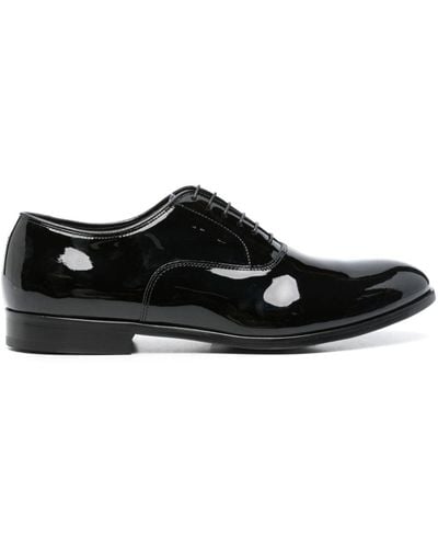 Doucal's Patent-leather Oxford Shoes - Black