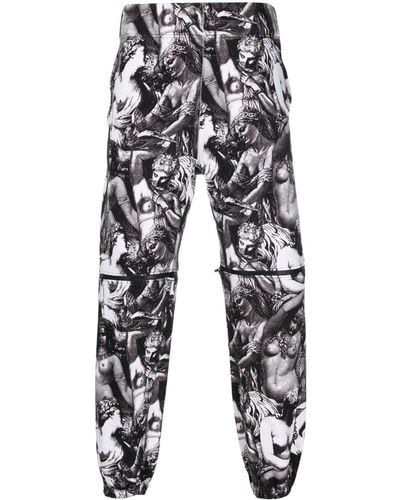Undercover Graphic-print Track Pants - White