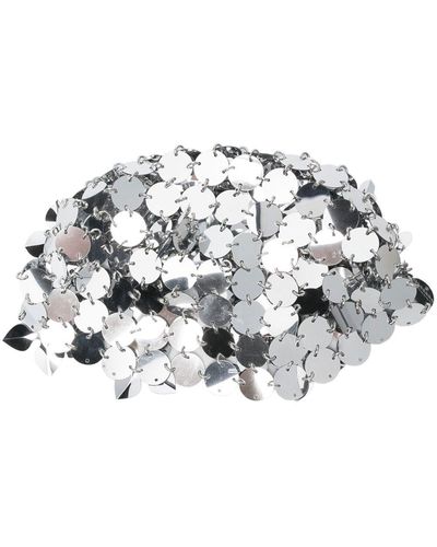 Rabanne Chainmail Cap Headpiece - Metallic
