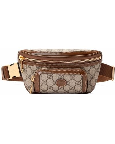 Gucci Belt Bag With Interlocking G - Bruin