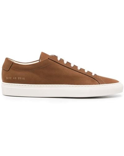 Common Projects Suede Achilles Low-top Trainers - Brown