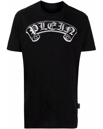 Philipp Plein ラインストーン Tシャツ - ブラック
