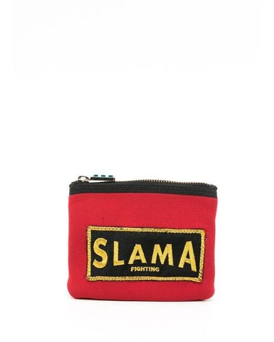 Amir Slama Embroidered-logo Wallet