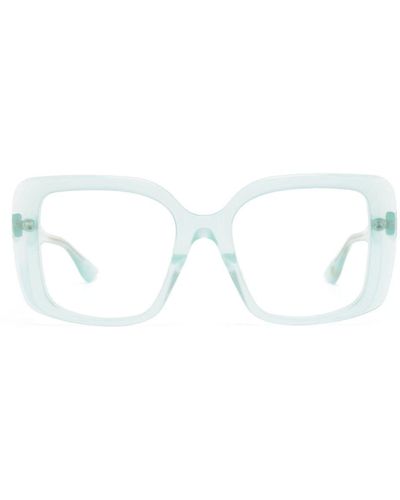 Dita Eyewear Gafas rectas con montura oversize - Blanco