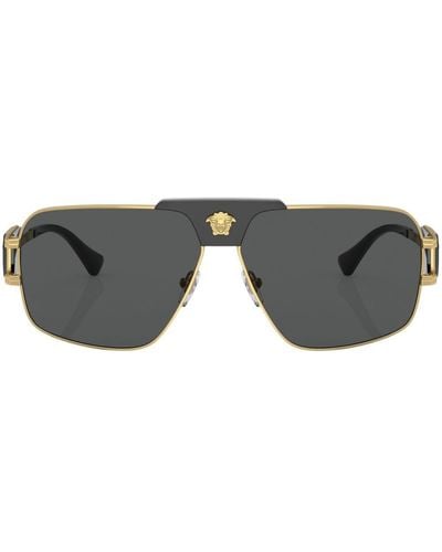 Versace Eyewear Special Project Square-frame Sunglasses - グレー