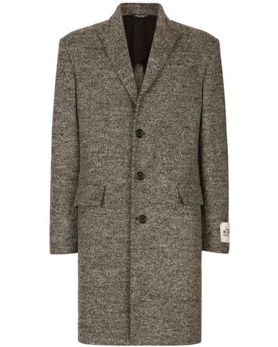 Dolce & Gabbana Re-edition 1997 Patch Coat - Grey