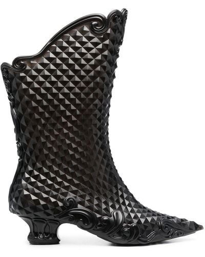 Y. Project X Melissa court Ankle Boots in White Lyst UK