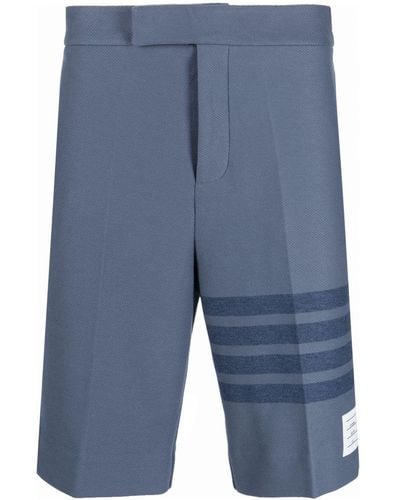 Thom Browne Bermuda Shorts In Cotton - Blue