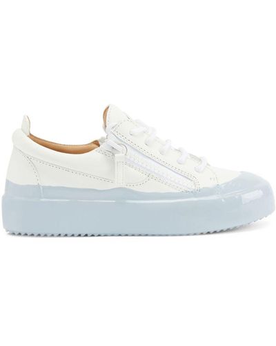 Giuseppe Zanotti Panelled Low-top Trainers - White