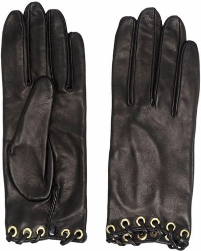 Manokhi Handschuhe mit Ring - Schwarz