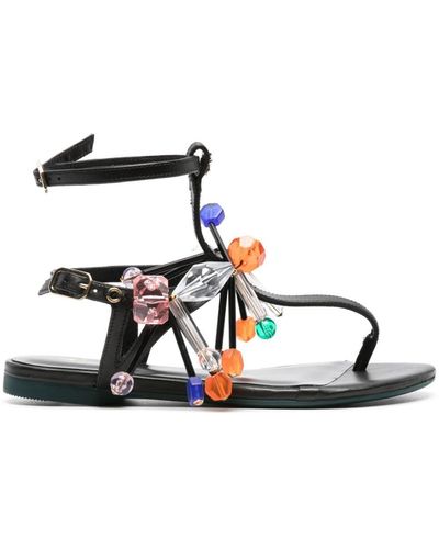 Patrizia Pepe Minimal Shape Sandalen - Wit