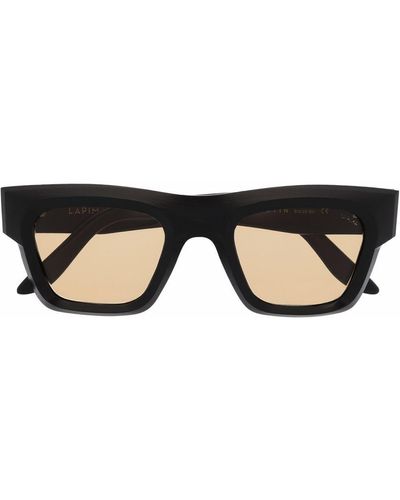 LAPIMA Martin Square-frame Sunglasses - Black