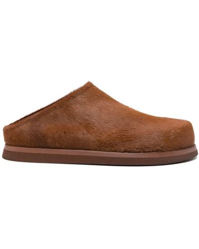 Marsèll Accom Suede Slippers - Brown