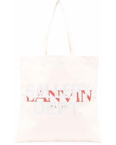 Lanvin X GALLERY DEPT. sac cabas en coton à logo imprimé - Multicolore