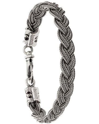 Emanuele Bicocchi Woven Chain Bracelet - Metallic