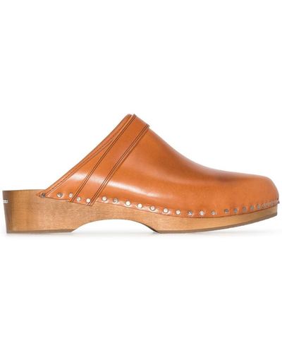 Isabel Marant Thalie Round Toe Clogs - Multicolour