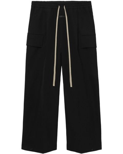 Fear Of God Pantalones anchos tipo cargo - Negro