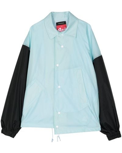 Fumito Ganryu X Phenomenon Logo-print Shirt Jacket - Blue