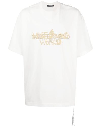 MASTERMIND WORLD Logo-print Cotton T-shirt - Wit