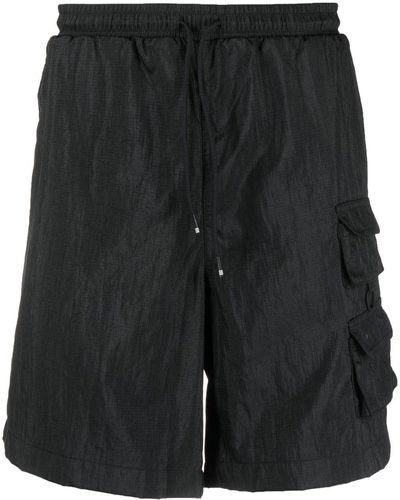 adidas マルチポケット ショートパンツ - ブラック