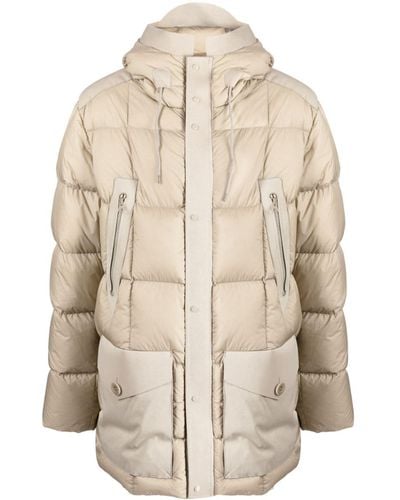 C.P. Company Norsel Hooded Padded Coat - Natural