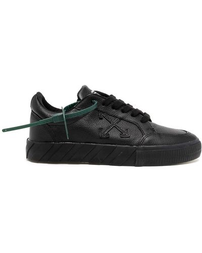 Off-White c/o Virgil Abloh Women Vulcanized Lace-up Sneakers Black