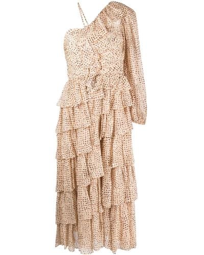 Ulla Johnson Hazel One-shoulder Tiered Dress - Multicolor