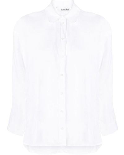 Max Mara Button-up Blouse - Wit