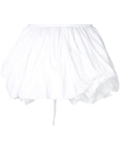 Ann Demeulemeester Balloon Mini Skirt - White