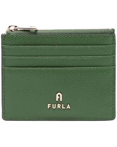 Furla Portacarte Camelia con motivo Arch - Verde