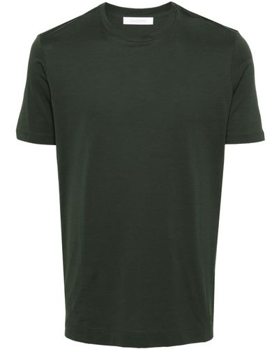 Cruciani T-Shirt mit rundem Ausschnitt - Grün