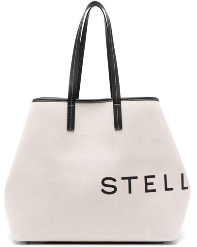 Stella McCartney Tasche mit abnehmbarem Portemonnaie - Natur