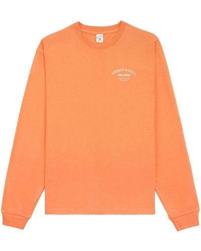 Sporty & Rich Wellness Studio Sweatshirt - Orange