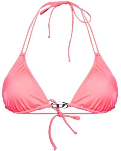 DIESEL Bfb-sees-o Halterneck Bikini Top - Pink
