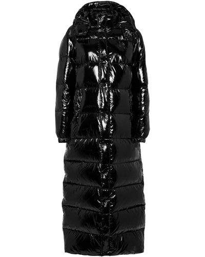 Philipp Plein High-shine Feather-down Jacket - Black