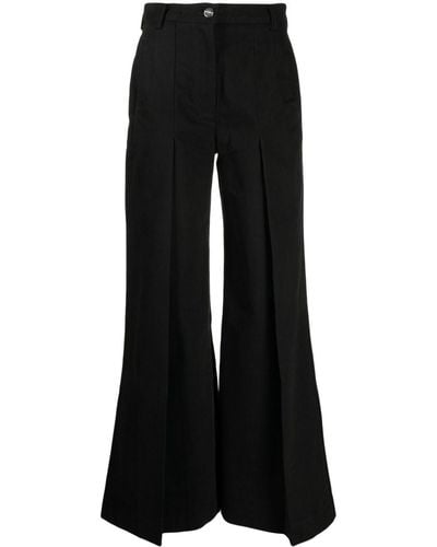 Goldsign The Clean Wide-leg Trousers - Black