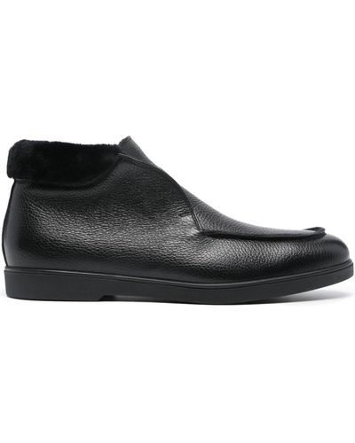 Casadei Cervo Leather Boots - Black