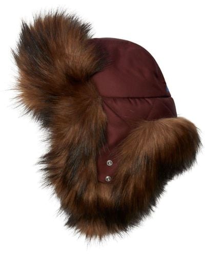 Burberry Ear-flaps Trapper Hat - Brown