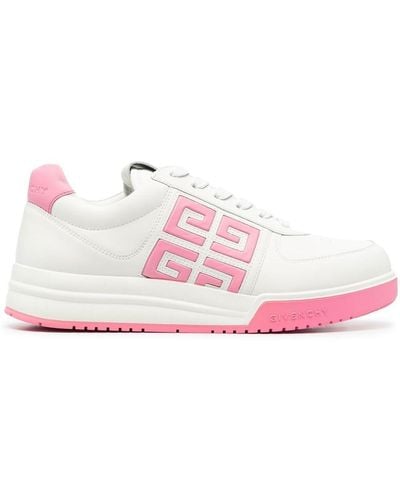 Givenchy G4 Leather Trainers - Pink